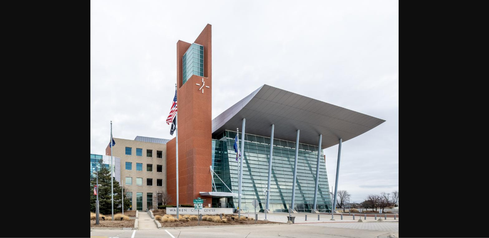 Warren Civic Center building in Warren, Michigan