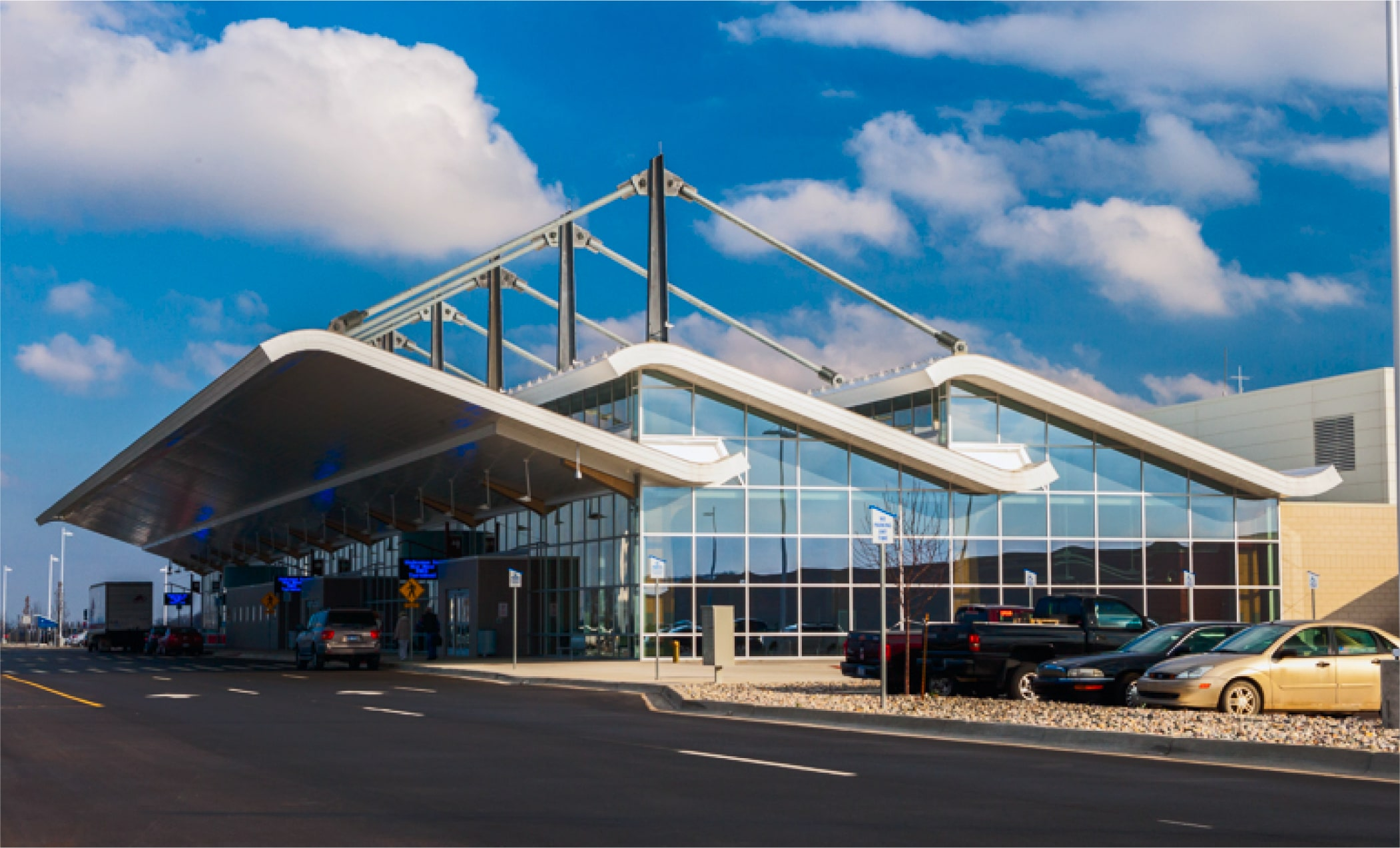 MBS International Airport terminal exterior